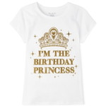 THE CHILDREN'S PLACE/チルドレンズプレイス Mommy And Me Foil Birthday Princess Matching グラフィック ティ