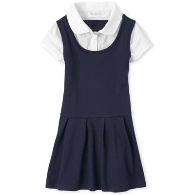 THE CHILDREN'S PLACE/チルドレンズプレイス Uniform Ponte Knit 2 In 1 ドレス