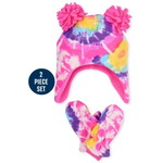 THE CHILDREN'S PLACE/チルドレンズプレイス Tie Dye ハット And ミトン セット