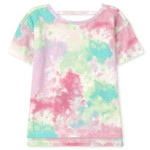 Tie Dye Cut Out High Low トップ