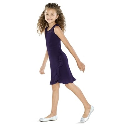 THE CHILDREN'S PLACE/チルドレンズプレイス Lace Ruffle Stretch Jacquard ドレス