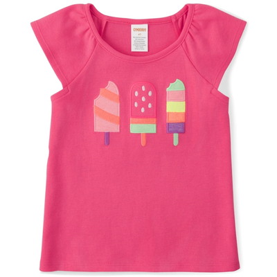 Gymboree / ジンボリー Embroidered Popsicle Flutter トップ